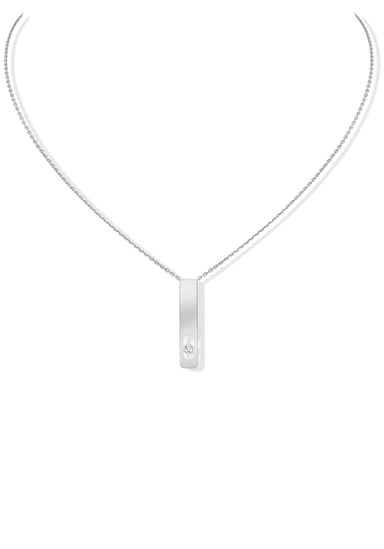 Messika My First Diamond 18KWG Diamond Necklace | Ref. 07498-WG | OsterJewelers.com