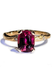 K. Brunini 18K Rose Gold Red Tourmaline Twig Ring | OsterJewelers.com