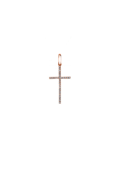 Parade Design 18K Rose Gold & Diamond Cross Pendant | OsterJewelers.com