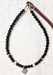 Catherine Michiels Cuore Diamond Heart Black Agate Bead Bracelet | OsterJewelers.com