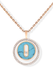 Messika Lucky Move PM 18KRG Turquoise Diamond Necklace | Ref. 11649-PG | OsterJewelers.com