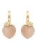 Ole Lynggaard Dew Drop Filigree 18KYG Blush Moonstone Earrings | A2723-414 | OsterJewelers.com