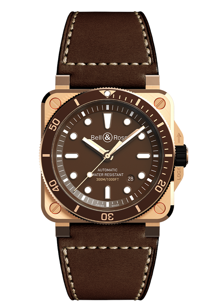 Bell & Ross BR 03-92 Diver Brown Bronze Time Piece BR0392-D-BR-BR/SCA