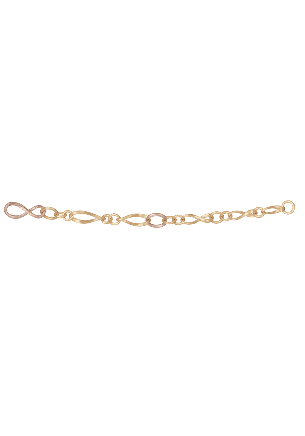 Ole Lynggaard Love 18KYRG Chain Link Bracelet | Small | Ref. A1730-401 | OsterJewelers.com