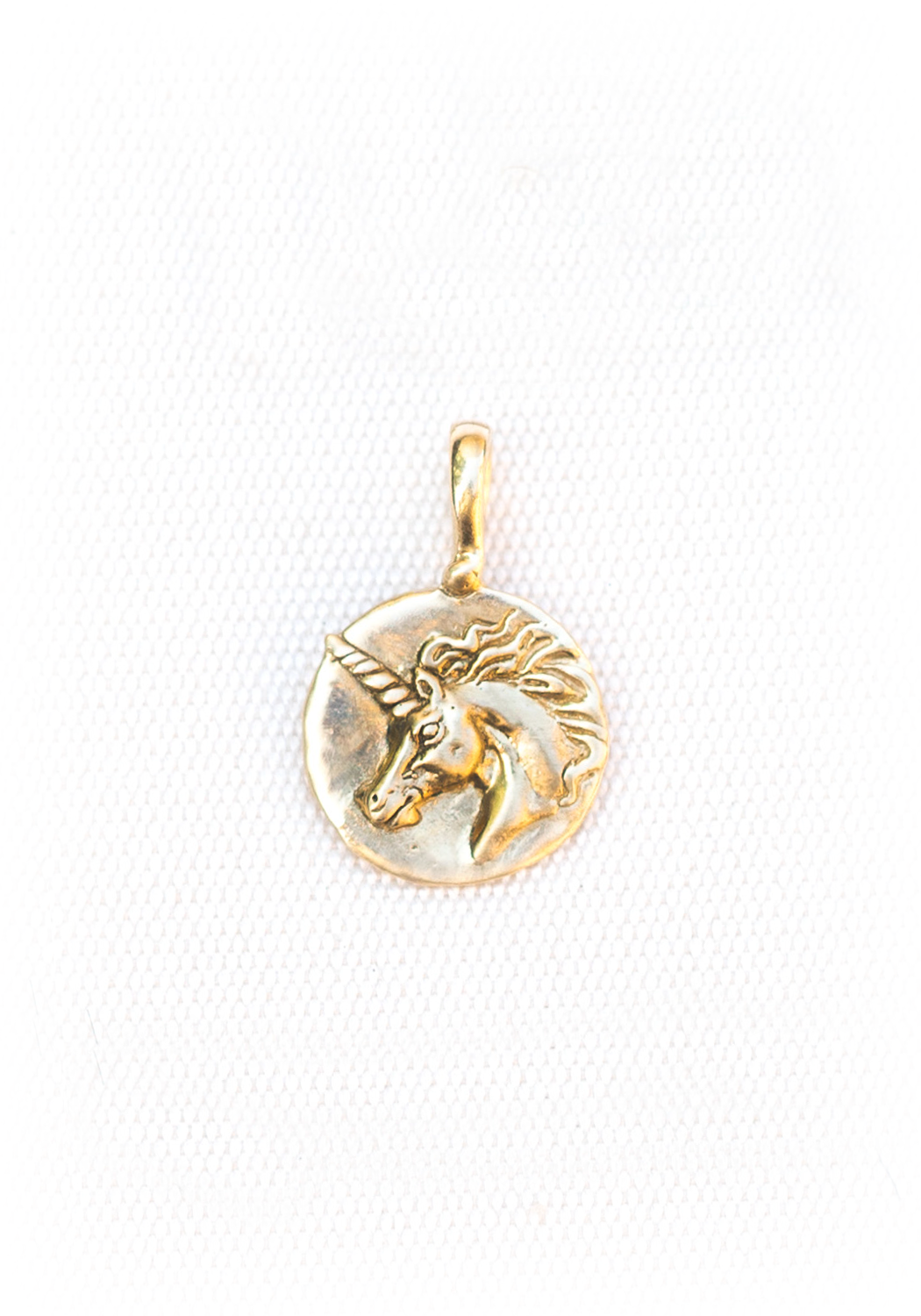 Unicorn 2025 gold pendant
