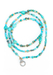 Catherine Michiels Pili Turquoise Bead Necklace with Diamond Clasp | OsterJewelers.com