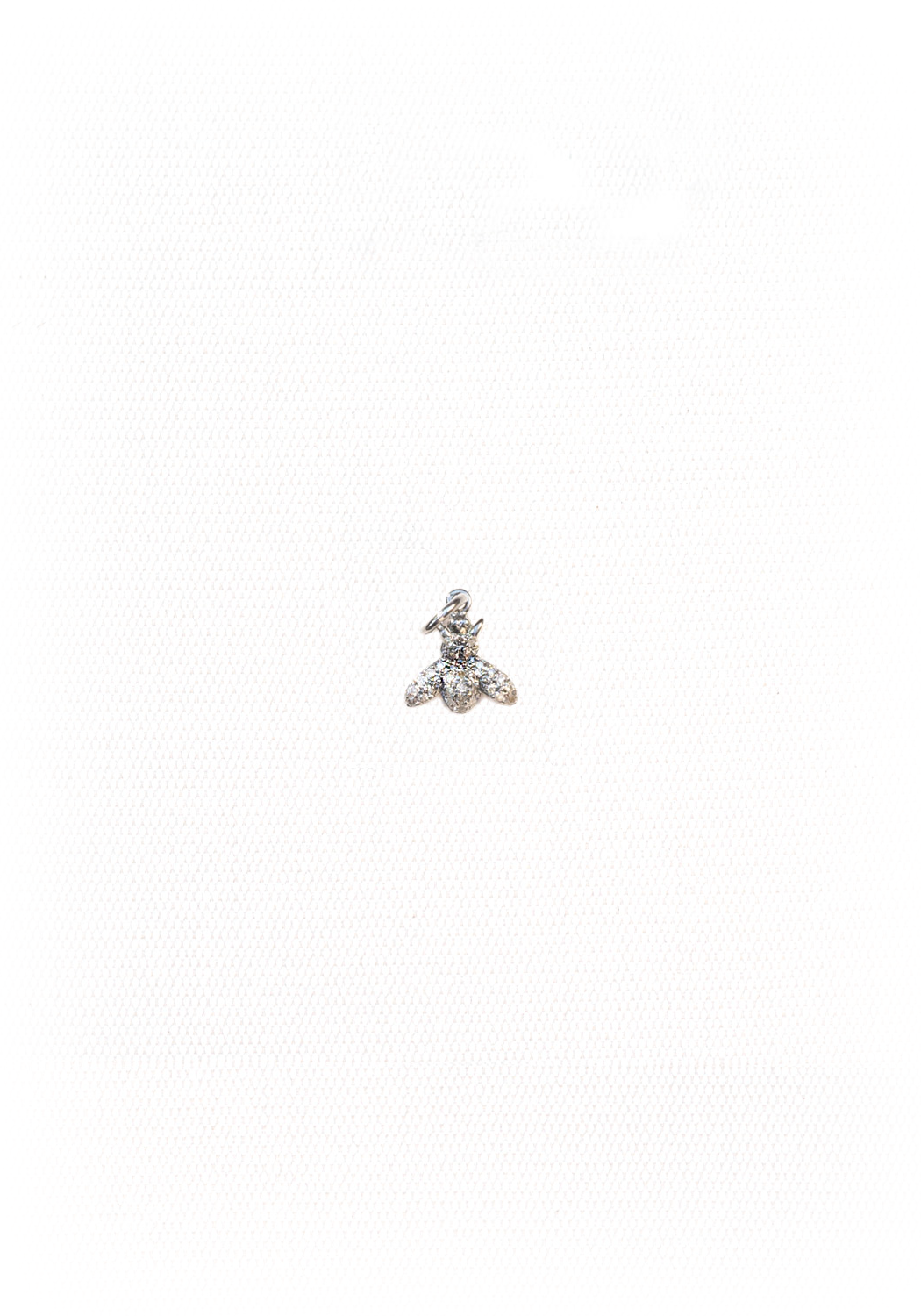 Catherine Michiels Mini Sterling Silver Diamond Bee Charm | OsterJewelers.com