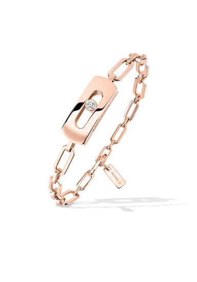 Messika My Move 18K Rose Gold Interchangeable Chain Bracelet | Ref. 12387 | OsterJewelers.com