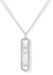 Messika Move 10th Anniversary Long 18KWG Diamond Necklace | OsterJewelers.com