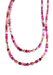 Catherine Michiels Candy Sunrise Mixed Ruby Bead Necklace | OsterJewelers.com