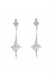 Stefan Hafner Astrakhan 18KWG Diamond Scroll Dangle Earrings | OsterJewelers.com