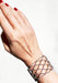 Stefan Hafner 18K White Gold Wide Diamond Fishnet Bracelet | OsterJewelers.com