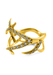 K. Brunini 18K Yellow Gold Diamond Double Antler Ring | OsterJewelers.com