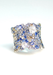 Stefan Hafner Lunar 18KWG Wide Diamond & Sapphire Ring | OsterJewelers.com
