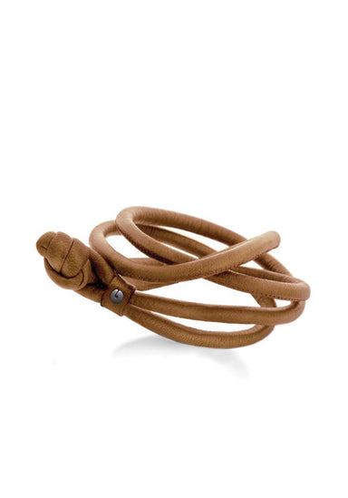 Ole Lynggaard Camel Leather Bracelet For Sweet Drop | Ref. A2528-010 | OsterJewelers.com 
