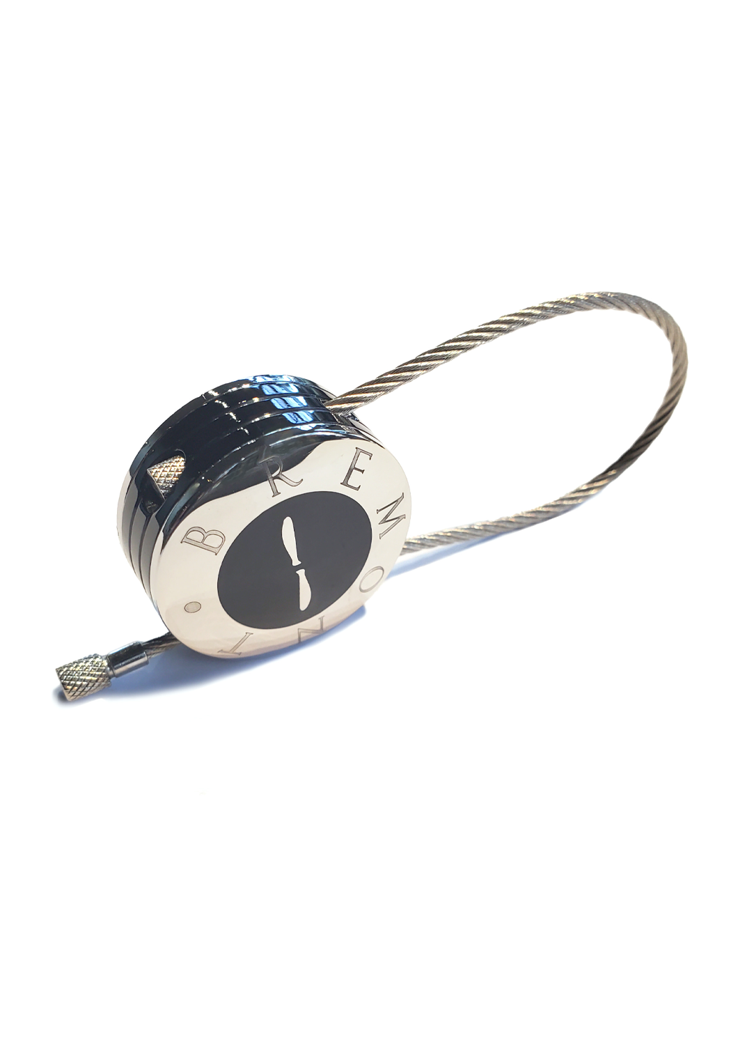 Bremont Steel Chronometer Cable Key Chain Fob | Choose Color