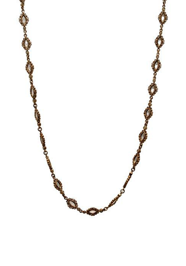 Cynthia Ann Beatrice White Topaz & Champagne Diamond Necklace | OsterJewelers.com