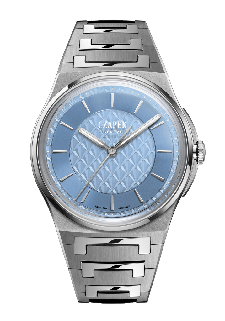 あっこ Czapek Antarctique S Sashiko Azure | LE99 Watch
