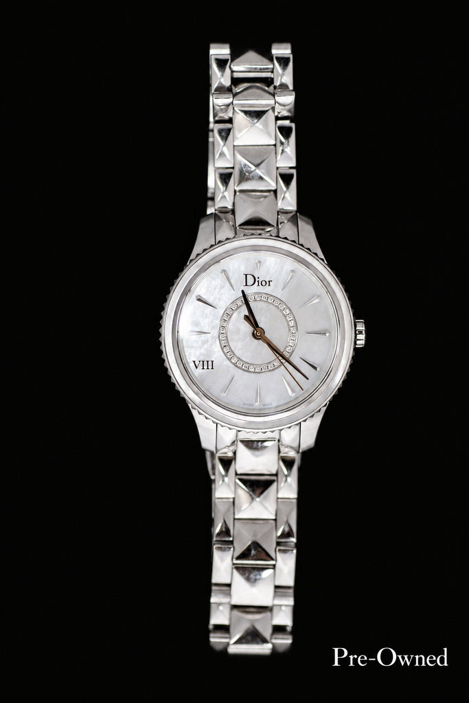 Pre-Owned Dior VIII Montaigne Mother-of-Pearl