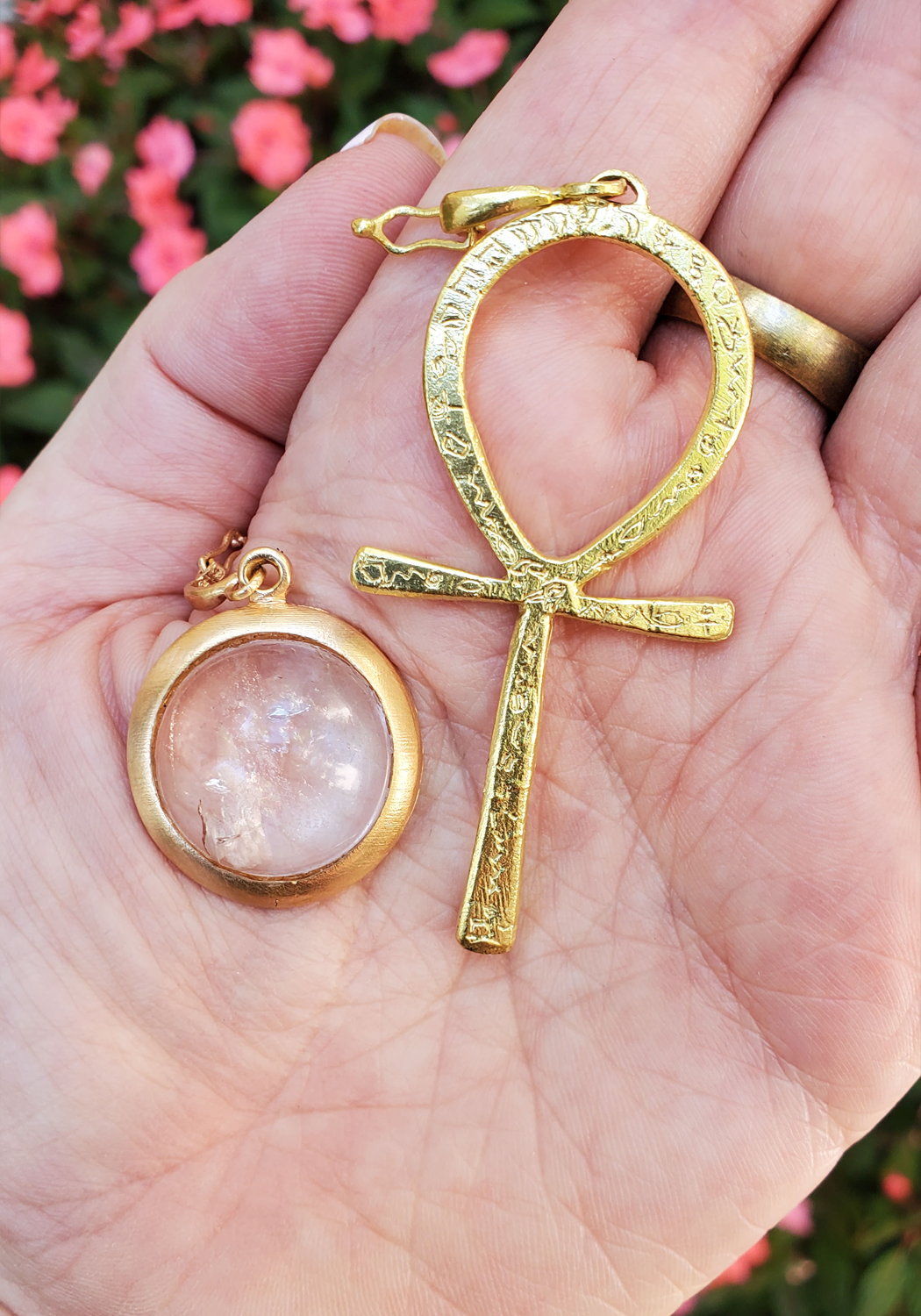 Ankh jewelry gold discount