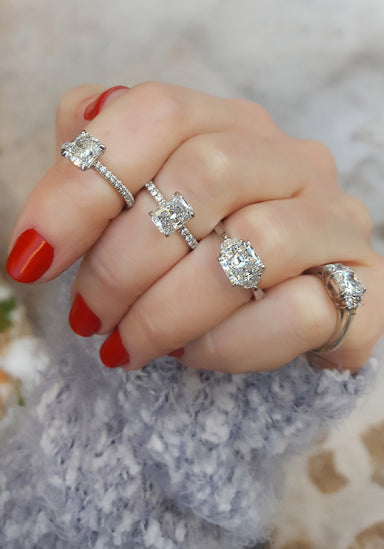Starburst Diamond Rings by Louis Glick | OsterJewelers.com