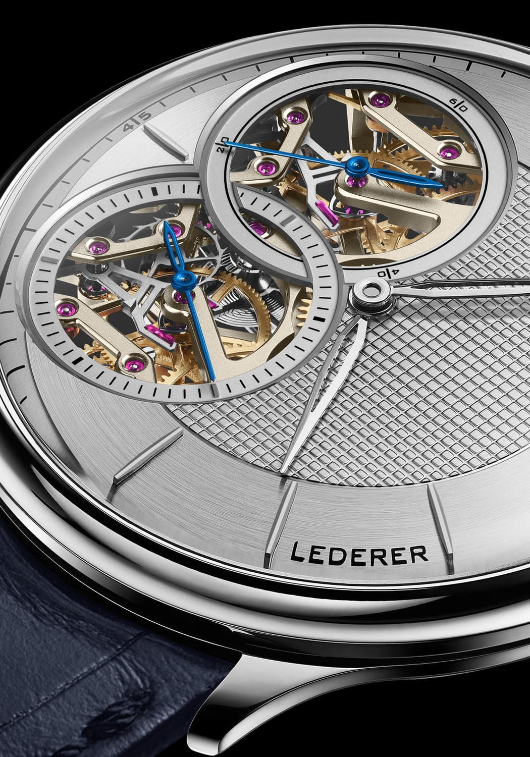 Lederer Central Impulse Chronometer Rhodium | LE25 | Ref. CIC9012.60.801 | OsterJewelers.com