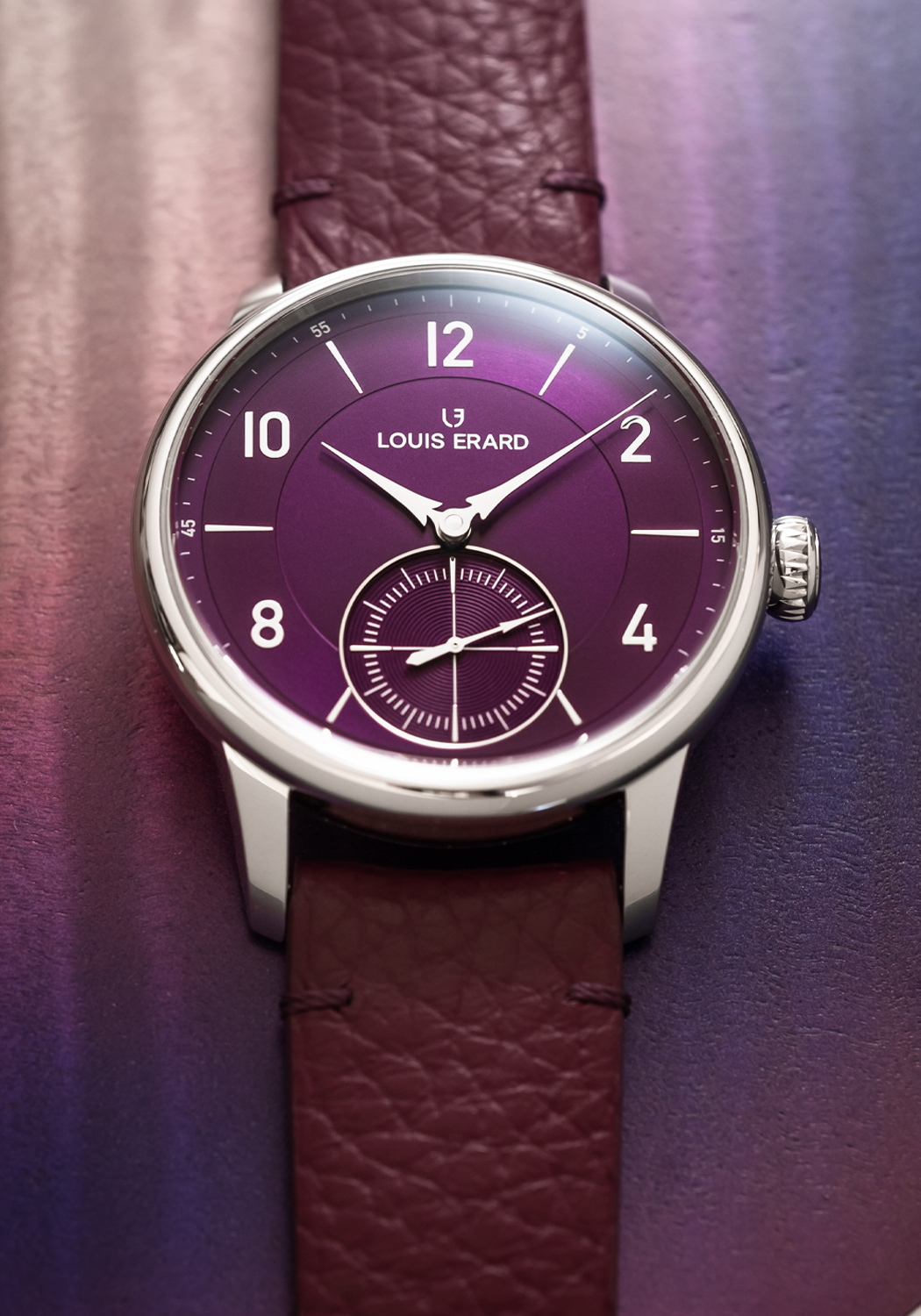 Louis Erard Excellence Petite Seconde Purple | Ref. 34248AA06 | OsterJewelers.com