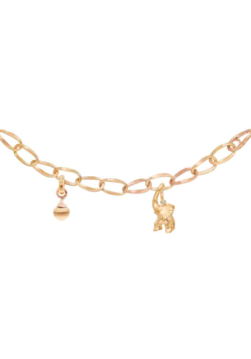 OLE LYNGGAARD Love 18KYRG Medium Chain Link Bracelet