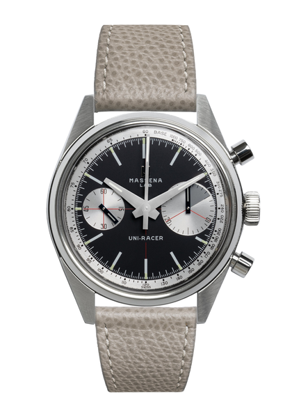 Massena LAB Uni-Racer Black 39mm steel watch | UR-002 |