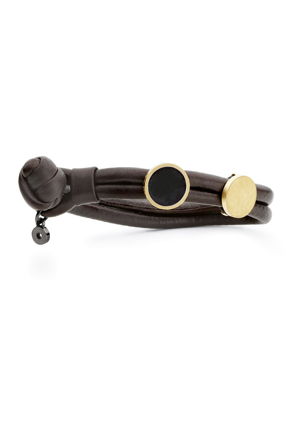 Ole Lynggaard Spot On Men's Brown Leather Bracelet (Charms Sold Separately) | OsterJewelers.com