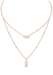 Messika Move Uno 2 Rows 18KRG Diamond Necklace | Ref. 08852-RG | OsterJewelers.com