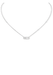 Messika Move Uno Pavé 18KWG Diamond Necklace | Ref. 04708-WG | OsterJewelers.com