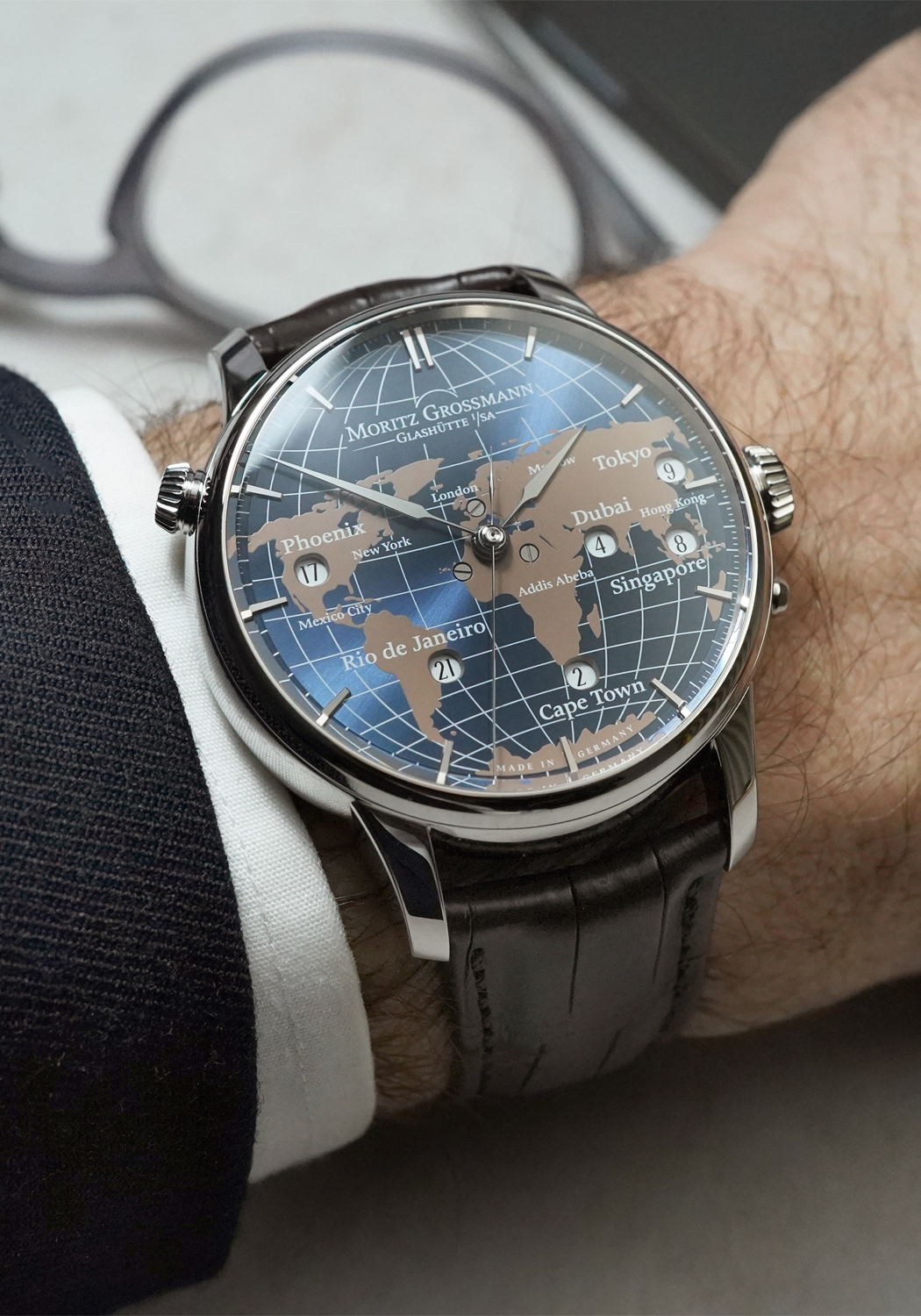 Moritz Grossmann Universalzeit Stainless Steel | MG-003072 Moritz Grossmann Universalzeit Stainless Steel | MG-003072