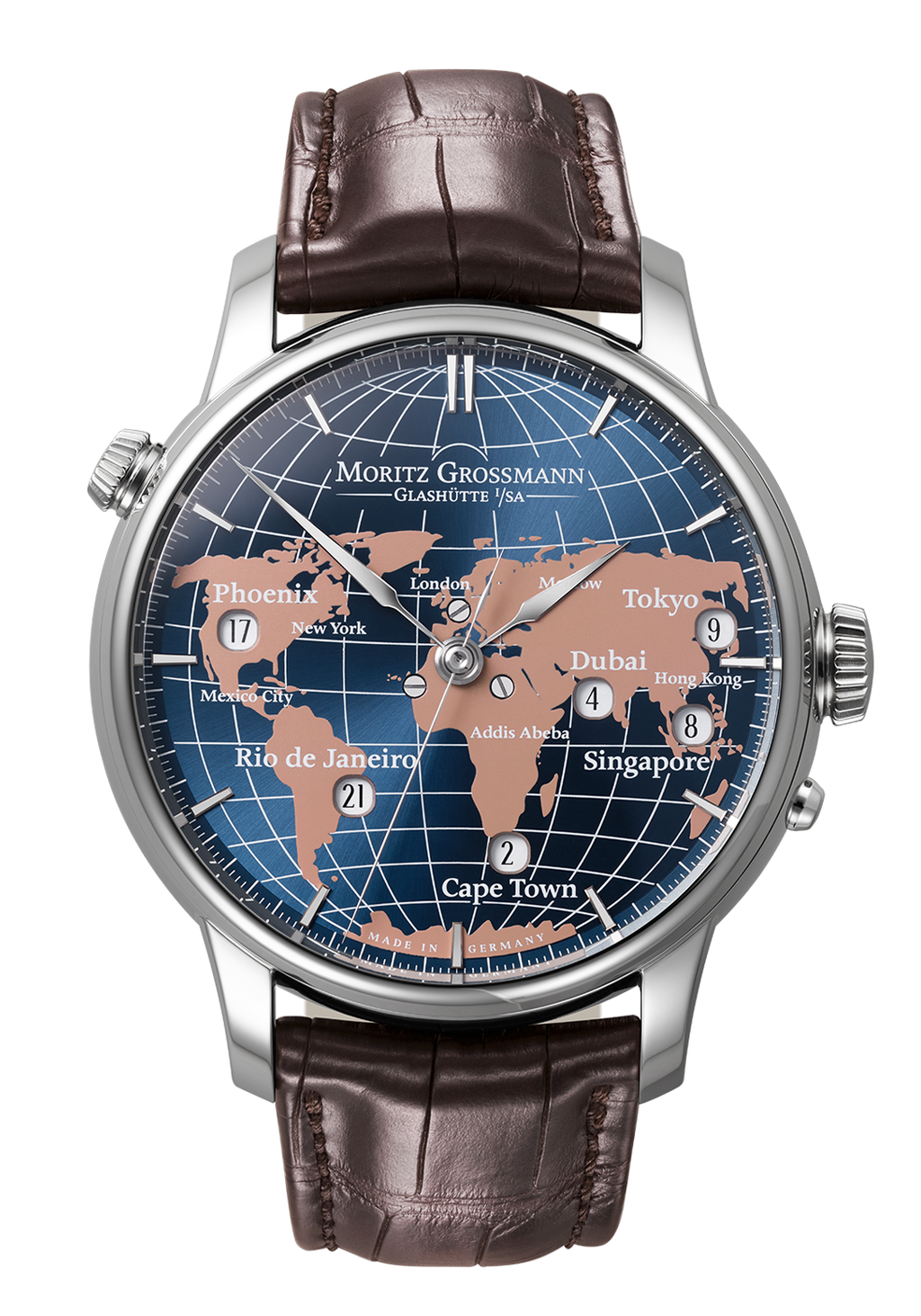 Moritz Grossmann Universalzeit Stainless Steel | MG-003072