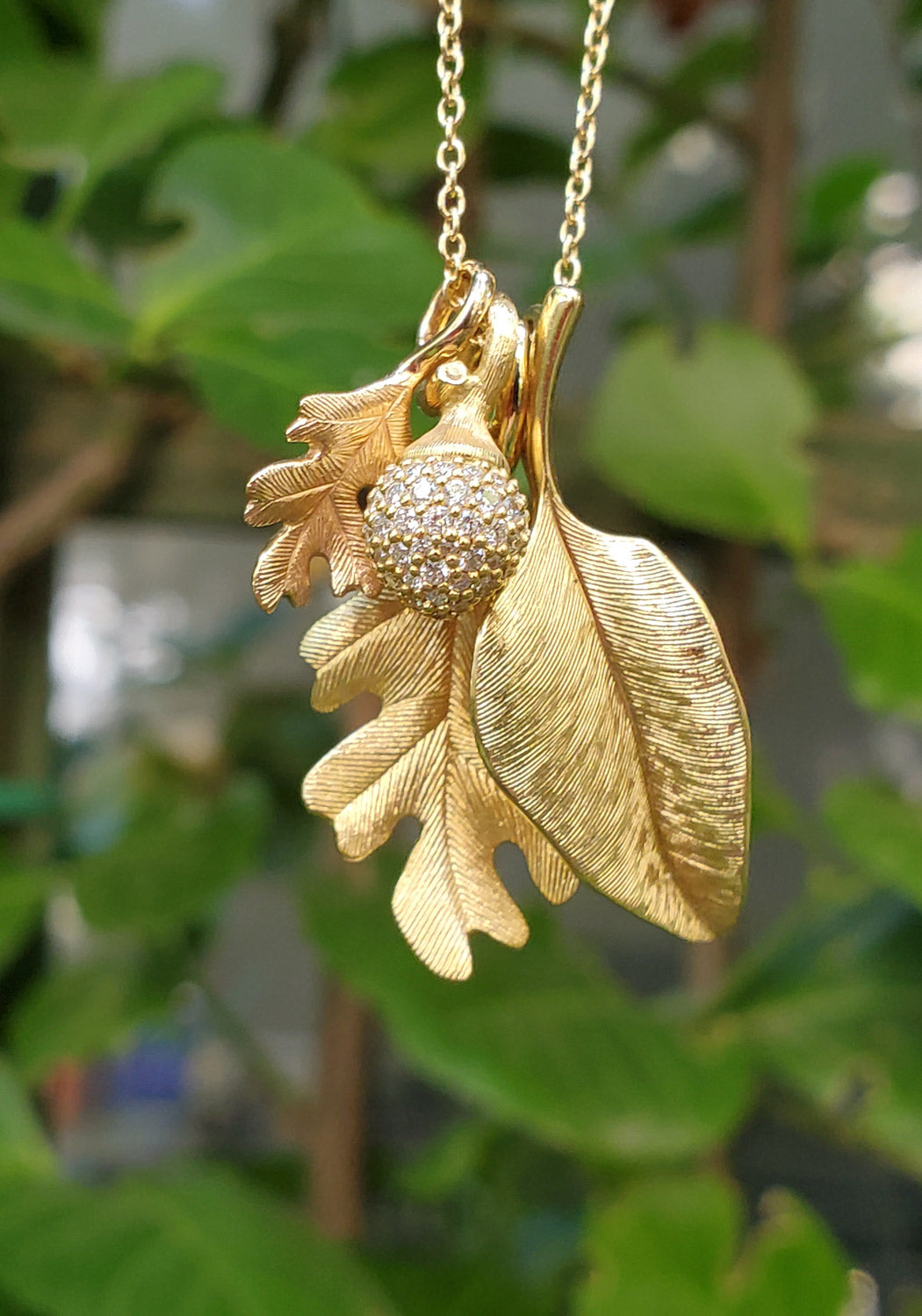Ole Lynggaard Leaf Pendants & My Little World Charms on Chain (Sold separately) | OsterJewelers.com
