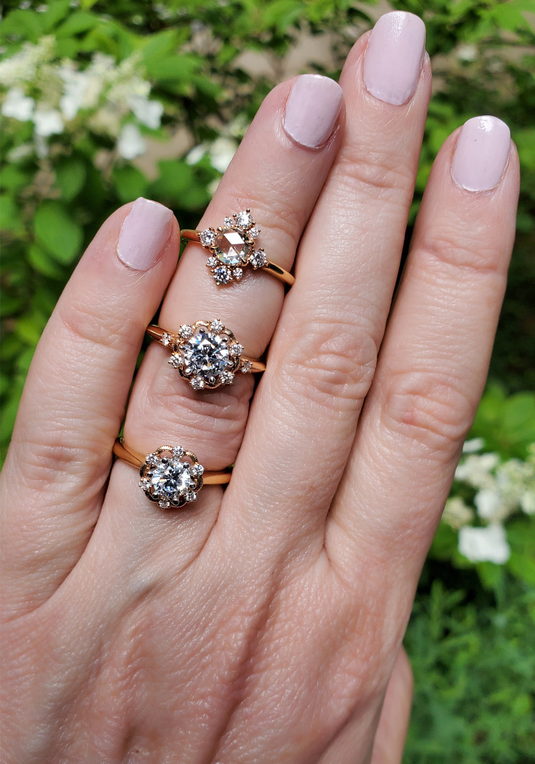 2.5 Carat 8x5mm Pear Shape Pink Morganite Ring Set On 10k Rose Gold Halo Bridal  Ring Promise Ring Twisted Across Design Halo Milgrain Art Deco - Walmart.com