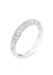 Parade Design 18KWG Pavé Diamond Half Band | Ref. R1950/R1-BD | OsterJewelers.com