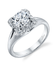 Parade Design Brushed 18KWG Semi-Mount Diamond Ring | OsterJewelers.com