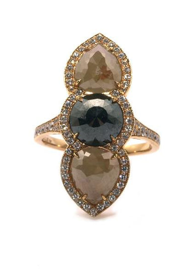 Rahaminov Vertical Diamond Ring | OsterJewelers.com