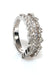 Stefan Hafner 18K White Gold Small Diamond Corset Ring | OsterJewelers.com