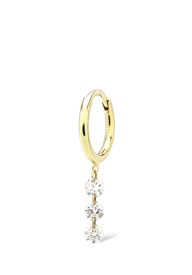 Persée Paris 18K Yellow Gold Diamond Hoop Earring | Single | OsterJewelers.com