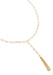 Anne Sportun Zircon Bead Lariat Tassel Chain Necklace | Ref. N1465G-ZIRC | OsterJewelers.com