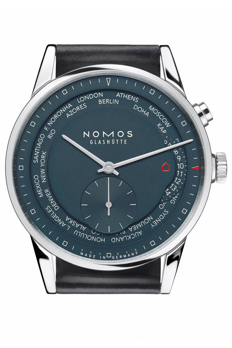 NOMOS Zurich World Time Midnight Blue | Ref. 807 | OsterJewelers.com